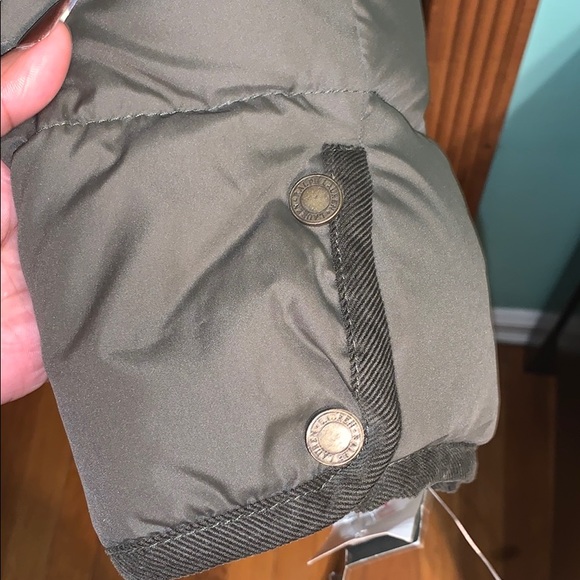 Faux fur trim hooded down coat - Picture 8 of 8